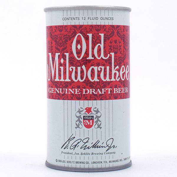 Old Milwaukee Draft Test Pull Tab UNLISTED: Reference: USBC Unlisted Brewery: Jos. Schlitz Brewing Co., Longview, Texas Manufacturer/Plant: