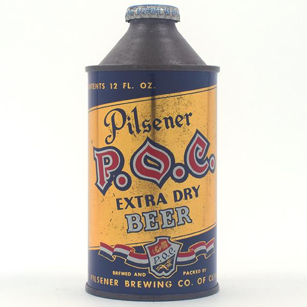 POC Beer Cone Top IRTP 179-17: Reference: USBC 179-17 Brewery: Pilsener Brewing Co., Chicago, Illinois Manufacturer/Plant: