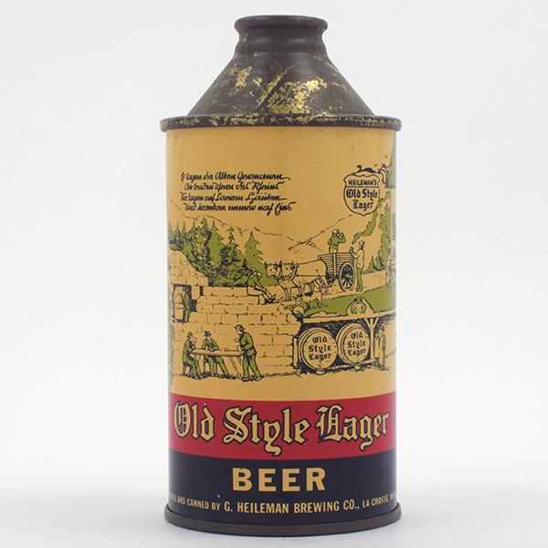 Old Style Beer Cone Top DNCMT 4 PERCENT 177-16 (1 of 6)