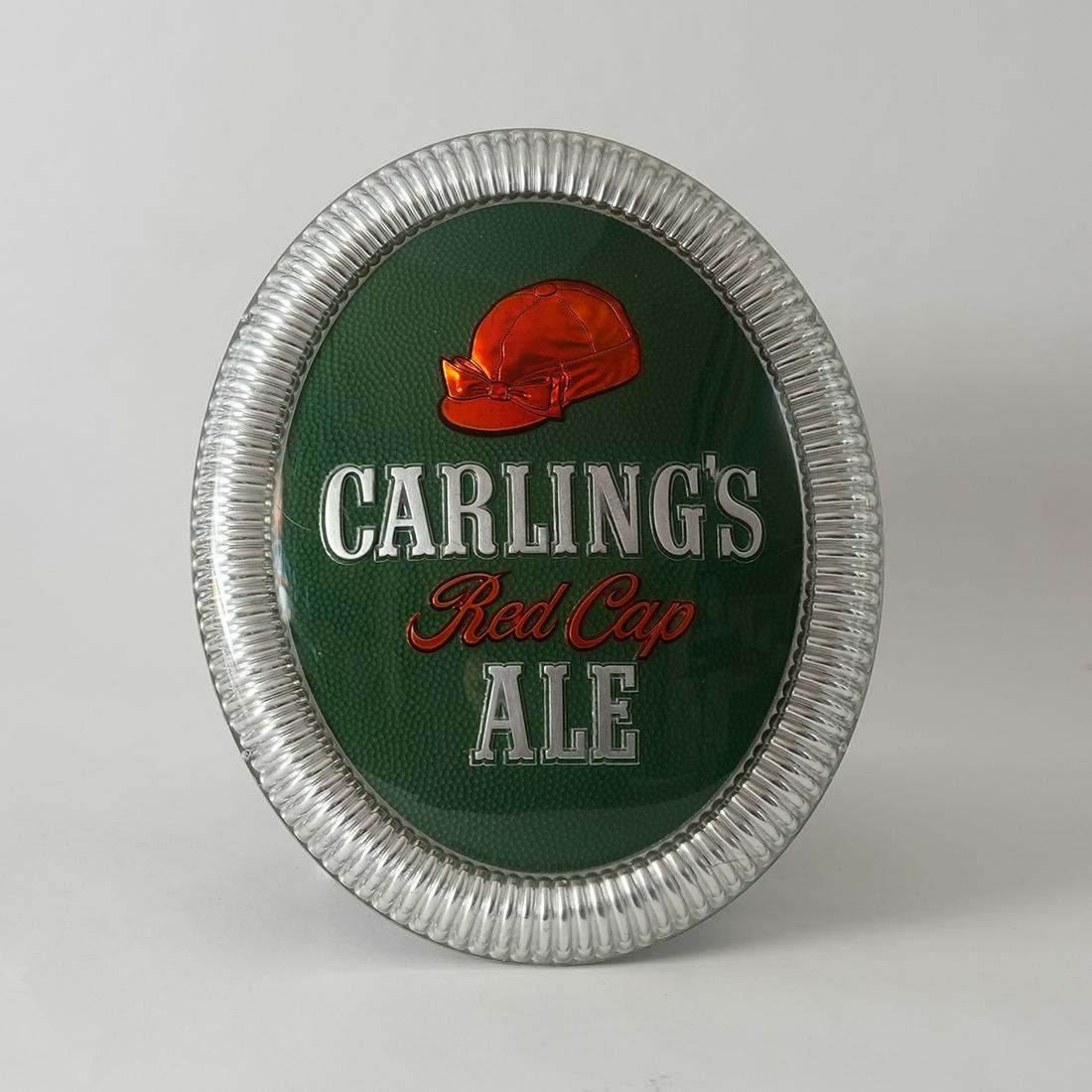 Carlings Red Cap Ale Composite and Plastic Sign (1 of 2)