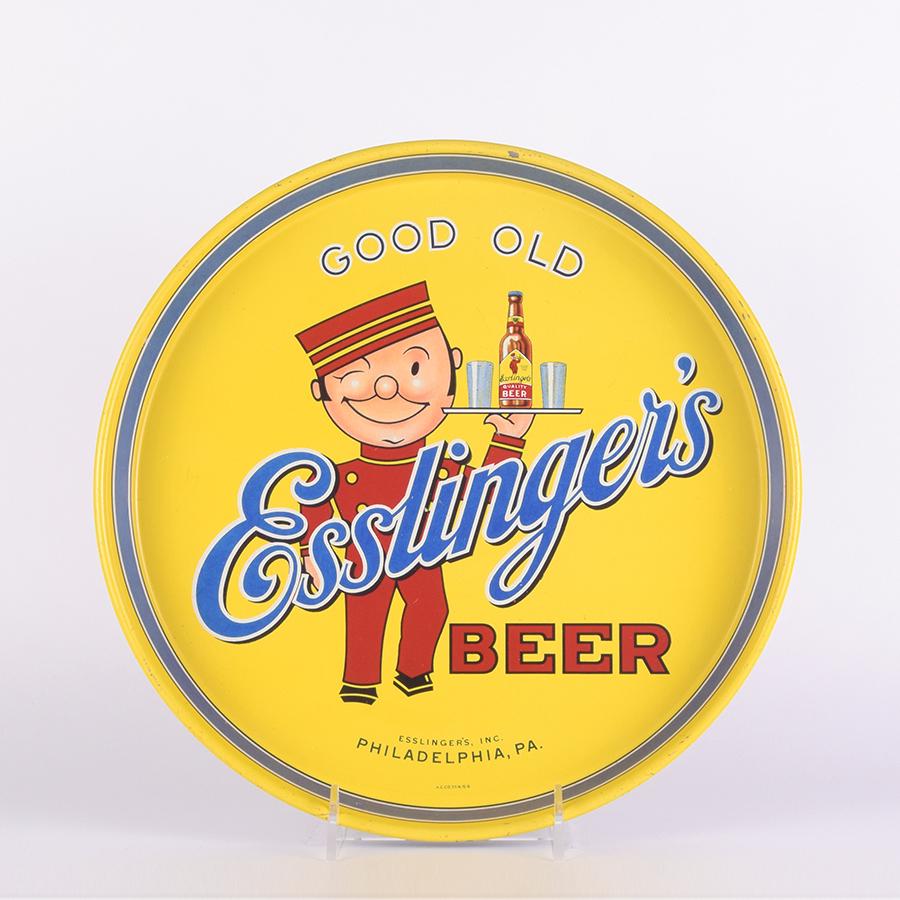 Esslingers Beer 1930s Serving Tray (1 of 2)