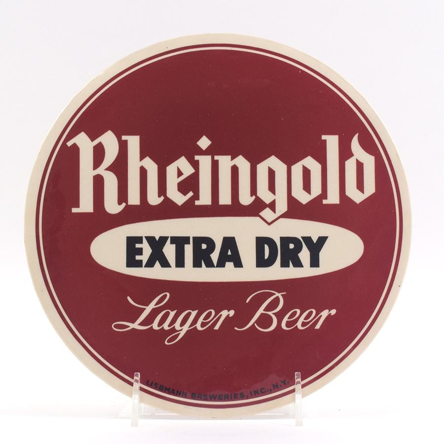 Rheingold Beer 1950s Button Sign (1 of 2)