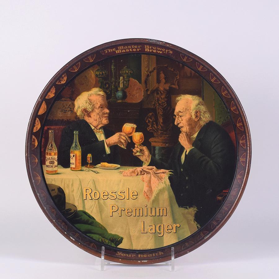 Roessle Premium Lager Pre-Prohibition Serving Tray (1 of 2)