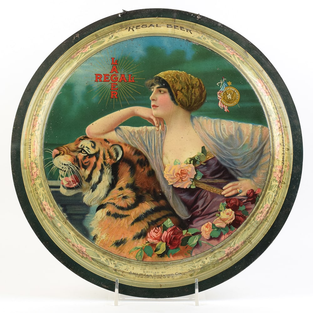 American Brewing Co Regal Lager Pre-Pro Tin Sign (1 of 2)