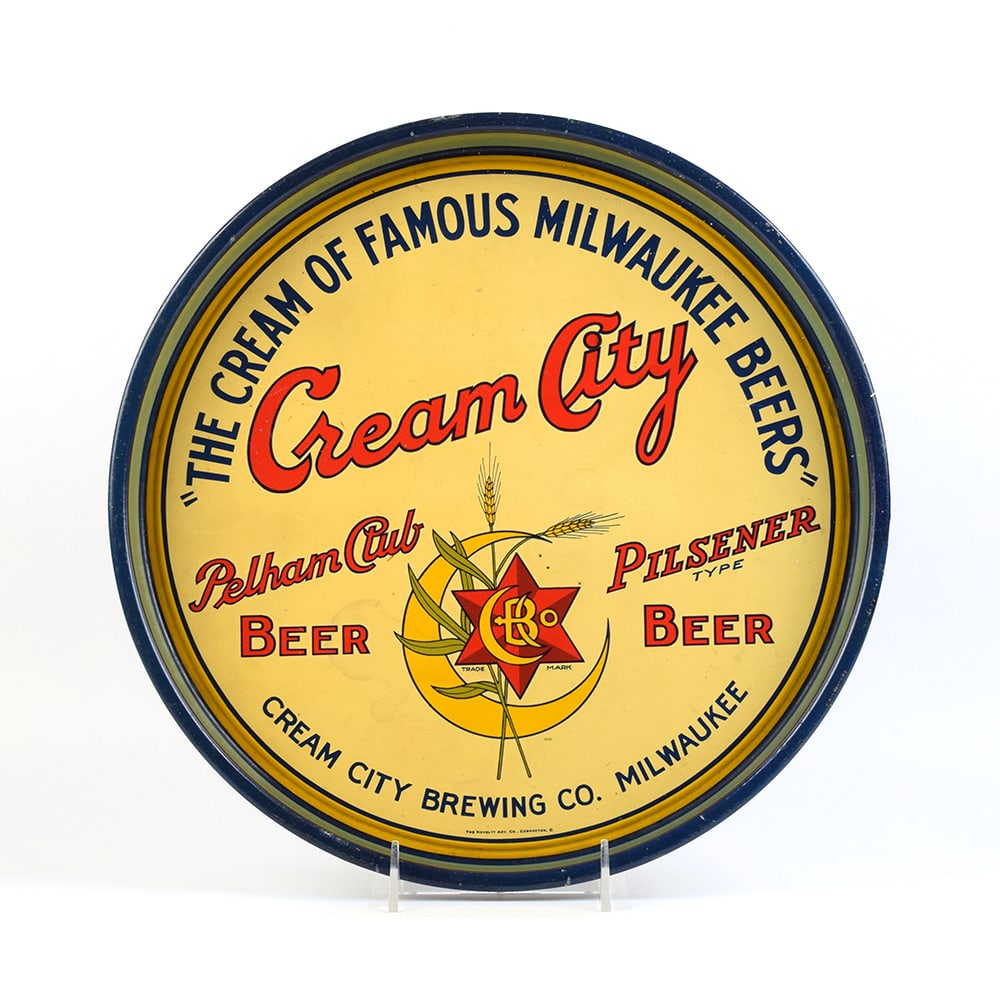 Cream City Brewing Co 1930s Serving Tray (1 of 2)