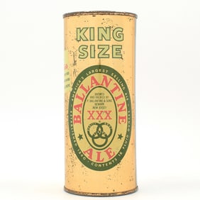 Ballantine Ale 16 Ounce Flat Top BREWERS GOLD 224-19