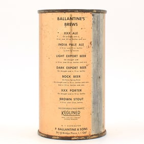 Ballantines Ale Flat Top BREWS UNLISTED
