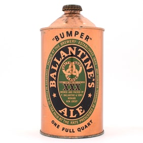Ballantines Ale Quart Cone Top 1840-1940 CRISP 202-8