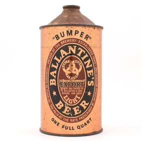 Ballantines Beer Quart Cone Top 1840-1940 202-14