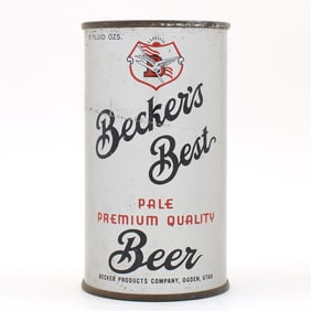 Beckers Beer Instructional Flat Top 94AD CODE 35-25 USBCOI UNLISTED