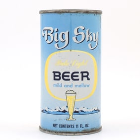 Big Sky Beer 11 Ounce Flat Top 37-8