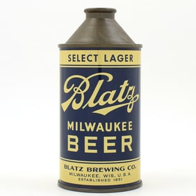 Blatz Beer Cone Top SWEET 153-14