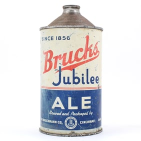 Brucks Jubilee Ale Quart Cone Top RARE ALE QUART 204-6