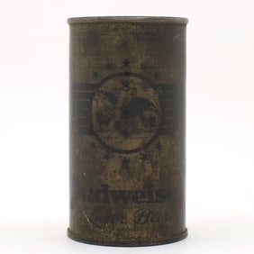 Budweiser Beer Olive Drab Flat Top WITHDRAWN FREE 43-36