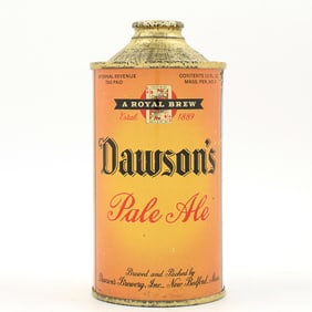 Dawsons Pale Ale Cone Top NEAR MINT 158-27