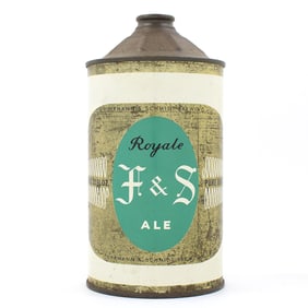 F and S Ale Quart Cone Top RARE ACTUAL 209-3