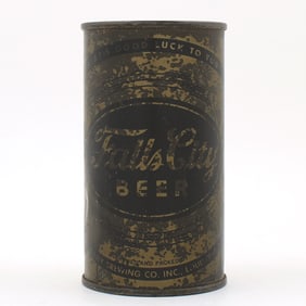 Falls City Beer Olive Drab Flat Top WITHDRAWN FREE UNLISTED