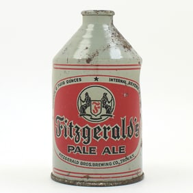 Fitzgeralds Ale Crowntainer RARE GRAY 193-30