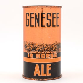 Genesee 12 Horse Ale Instructional Flat Top 3 PATENTS 68AD CODE 68-17 USBCOI 324