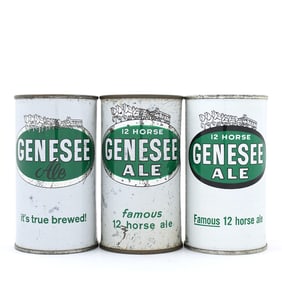 Genesee Ale Flat Tops Lot of 3 Different