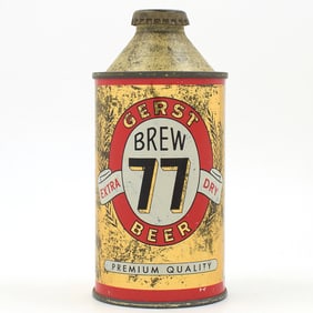 Gerst Brew 77 Beer Cone Top RARE 164-21