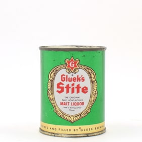 Glueks Stite Malt Liquor 8 Ounce Flat Top 241-6