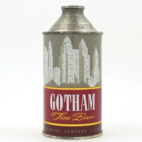 Gotham Beer Cone Top METALLIC IRTP IMPECCABLE 166-21