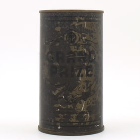 Grand Prize Beer Olive Drab Flat Top Drinking Cup WITHDRAWN FREE SCARCE 74-8