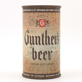 Gunthers Beer Flat Top TOUGH SPLIT R VARIANT 78-19
