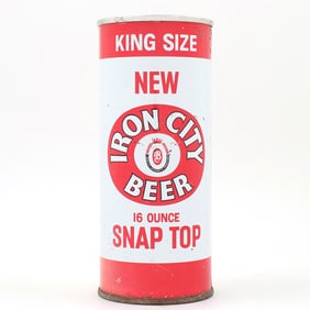 Iron City 16 Ounce Zip Top RARE 153-19