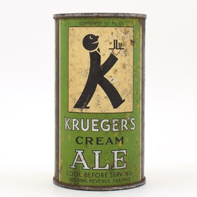 Kruegers Ale Long Opener Flat Top LIME GREEN BALDY UNLISTED