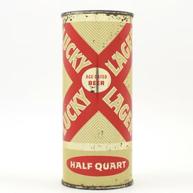 Lucky Lager 16 Ounce Flat Top SAN FRANCISCO 232-11