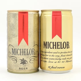 Michelob Beer Test Pull Tabs Lot of 2 Different UNLISTED