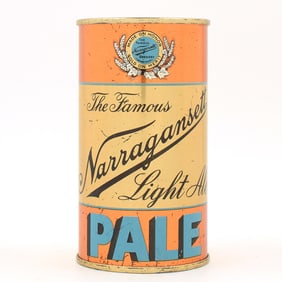 Narragansett Pale Instructional Flat Top ULTRA RARE CLEAN 101-14 USBCOI 552