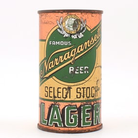 Narragansett Select Stock Lager Flat Top DESIRABLE 101-24
