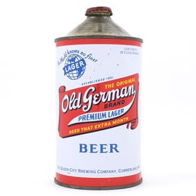 Old German Beer Quart Cone Top CLEAN 216-2