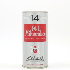 Old Milwaukee Beer 14 Ounce Pull Tab TAMPA SCARCE MINTY 158-23