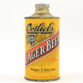 Ortliebs Beer Cone Top CLEAN SCARCE 178-19