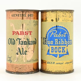 Pabst Flat Tops Lot of 2 Different