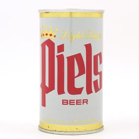 Piels Beer Zip Top MASSACHUSETTS NO SEAL UNLISTED