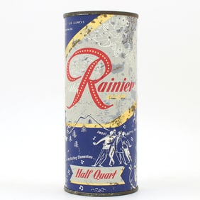 Rainier Jubilee 16 Ounce Flat Top LYRICS Blue Enamel UNLISTED