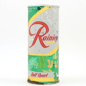 Rainier Jubilee 16 Ounce Zip Top NATURALLY LIGHT Green SCARCE 189-99