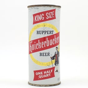 Ruppert Knickerbocker Beer 16 Ounce Flat Top 231-15
