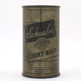 Schaefer Beer Olive Drab Flat Top OTHERS PENDING SCARCELY CLEAN 127-40