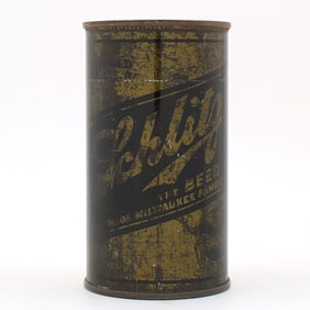 Schlitz Beer Olive Drab Flat Top WITHDRAWN FREE 129-16