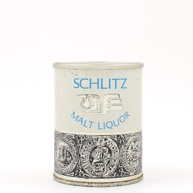 Schlitz Malt Liquor 8 Ounce Softop Flat Top EMBOSSED 242-13