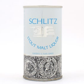 Schlitz Stout Malt Liquor Pull Tab EMBOSSED MINTY 121-32