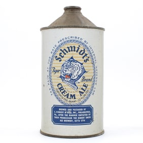 Schmidts Ale Quart Cone Top CAP-SEALED 218-18