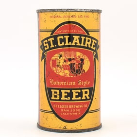 St Claire Beer Flat Top RARITY BEST WE HAVE SEEN 135-15