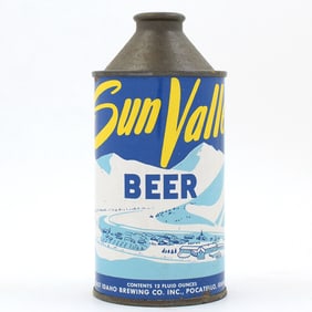 Sun Valley Beer Cone Top DNCMT 4 PERCENT 186-12